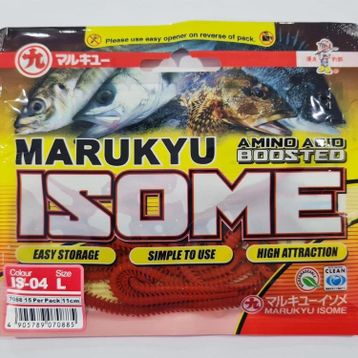 İsome Marukyu Renk: IS-04 Red L Boy 11 cm 15 Adet Lrf Yemi