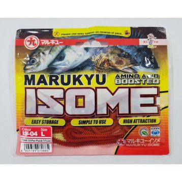 İsome Marukyu Renk: IS-04 Red L Boy 11 cm 15 Adet Lrf Yemi