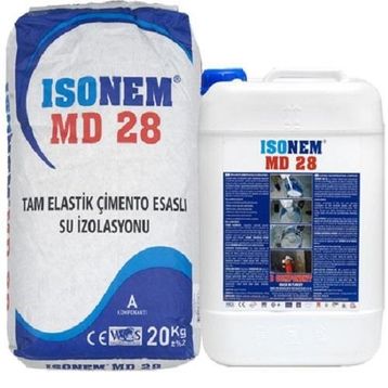 Isonem MD28 30 kg Tam Elastik Çimento Esaslı Su İzolasyonu Set