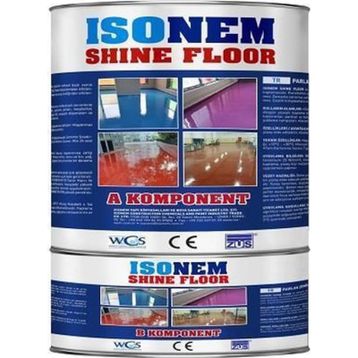 Isonem Shine Floor Parlak Zemin Kaplama Çimen Yeşili 4.5 kg Boya