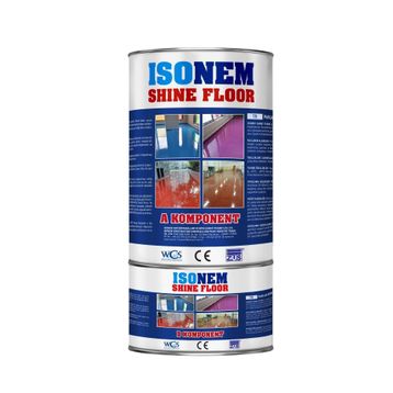 Isonem Yeşil 4.5 kg Shine Floor Parlak Zemin Kaplaması Set