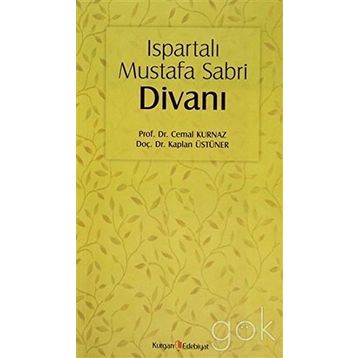 ISPARTALI MUSTAFA SABRI DIVANI - CEMAL KURNAZ;KAPLAN ÜSTÜNER