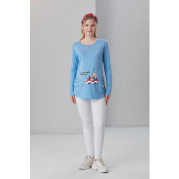 Işşıl 4464 Babasının Oğlu Geliyor Viskon Hamie Esprili T-shirt