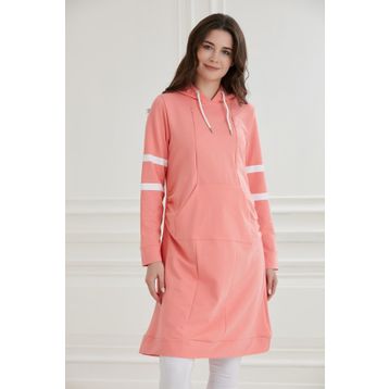 Işşıl O7213 Bant Çizgi Kol Emzirmeli Hamile Sweatshirt