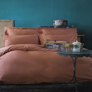 İssimo Home ISSIMO-SMPLY-STN-C-K-N-T-BAKIR Sımply Bakır İssimo Pamuk Saten Çift Kişilik Nevresim Takımı