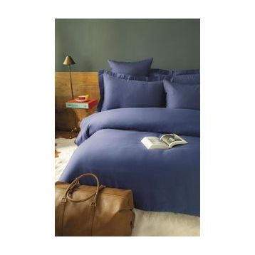 Issimo Home Simply Lacivert King Size Pamuk Saten Nevresim Takımı