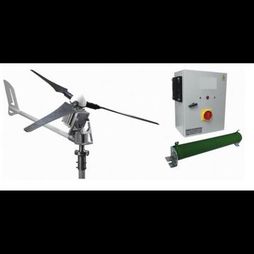 İstaBreeze 1500 W 24 V Korumalı Rüzgar Türbini + Hibrit Şarj Kont Seti