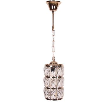 İstanbul Avize Kristal Tekli Gold Avize