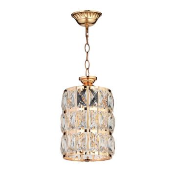 İstanbul Avize Kristal Tekli Gold Avize