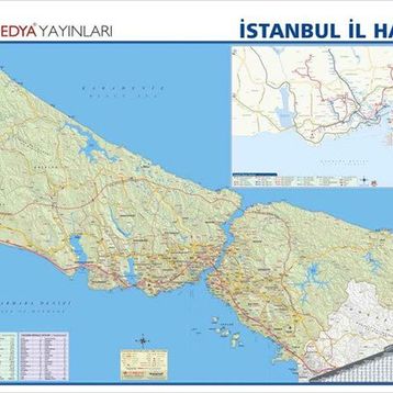İstanbul İl Duvar Haritası
