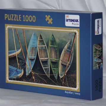 İstanbul Puzzle Kayıklar 1000 Parça Puzzle