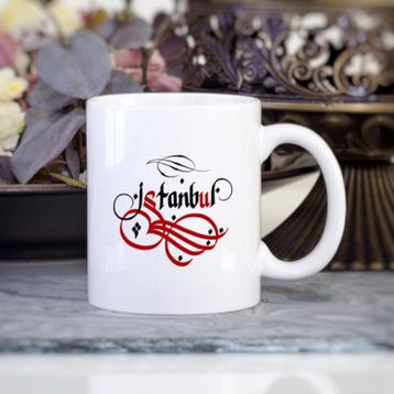 İstanbul Yazılı Kupa Bardak