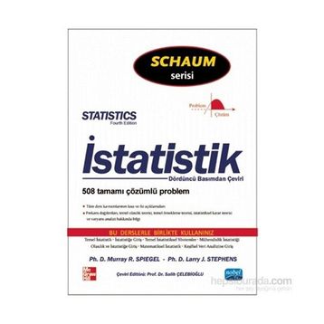 İSTATISTIK - LARRY J. STEPHENS;MURRAY R. SPIEGEL