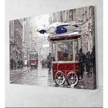İstiklal Caddesi Kanvas Tablo