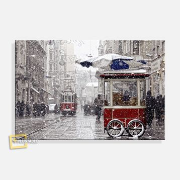 İstiklal Caddesi Kanvas Tablo