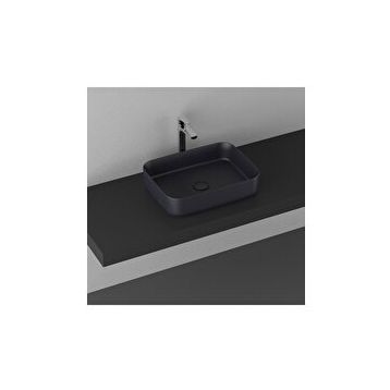 Isvea Infinity 50 cm Antrasit Tezgahüstü Lavabo