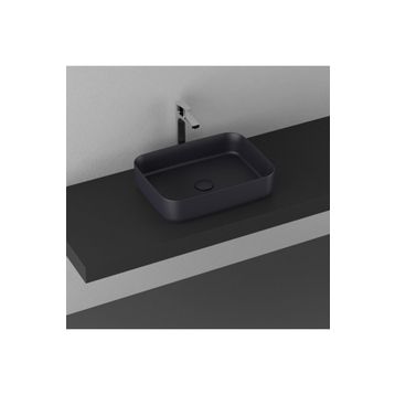 Isvea Infinity 50 cm Antrasit Tezgahüstü Lavabo
