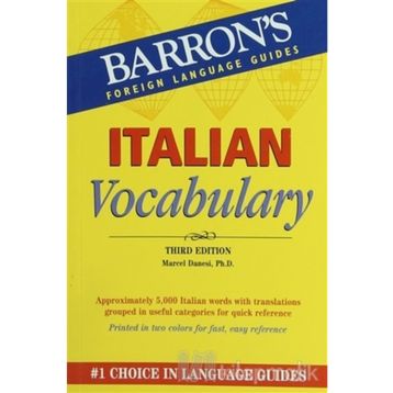 Italian Vocabulary - Marcel Danesi