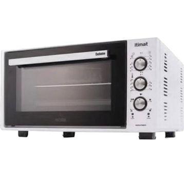 İtimat 8031 Beyaz Köşeli 50 lt Fanlı Çift Camlı Exclusive Mini Fırın