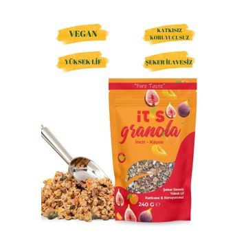 It's 240 gr İncirli ve Kayısılı Granola
