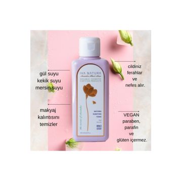 Iva Natura 125 ml Gül Suyu Özlü Organik Yüz Bakım Toniği