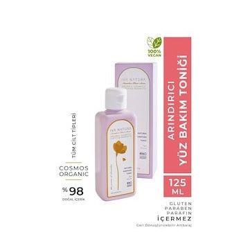 Iva Natura 125 ml Gül Suyu Özlü Organik Yüz Bakım Toniği