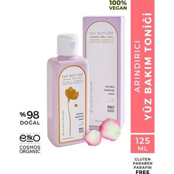 Iva Natura 125 ml Gül Suyu Özlü Organik Yüz Bakım Toniği