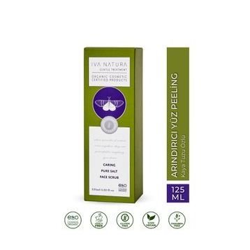 Iva Natura 125 ml Zeytin Çekirdeği Tozu Minerel ve Tuz İçerilki Yüz Peelingi