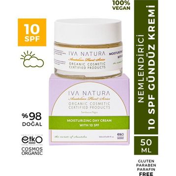 Iva Natura 50 ml 10 Spf Buğday Ruşeym Özlü Nemlendirici Gündüz Kremi