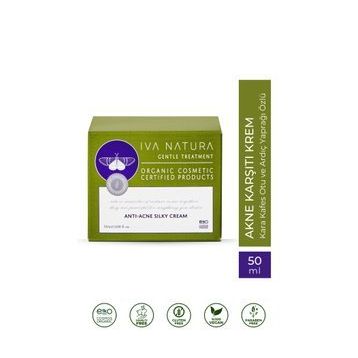 Iva Natura Organik Akne Karşıtı Çay Ağacı Yağı ve Karakafes Otu 50 ml Krem