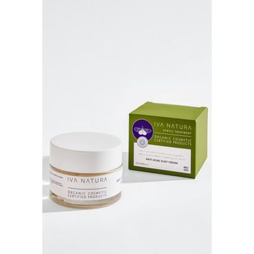 Iva Natura Organik Akne Karşıtı Çay Ağacı Yağı ve Karakafes Otu 50 ml Krem