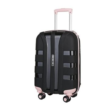 Ivs PP1010-013 Siyah Pudra Pembe Orta Boy Valiz