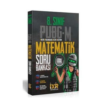 İxir Yayıncılık 8.Sınıf PUBG – M Matematik Soru Bankası