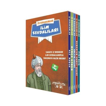 İz Bırakanlar İlim Sevdalıları Seti 5 Kitap Takım Eda Bayrak Yediveren Yayınları
