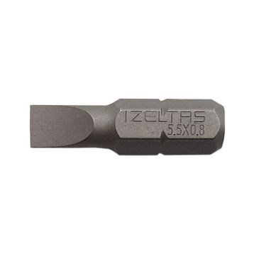 İzeltaş 0.8x5.5 25 mm Düz Bits Uç