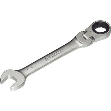 İzeltaş 0345020008 08 mm Mafsallı Cırcır Kombine Anahtar