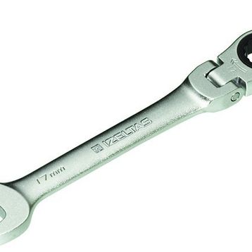 İzeltaş 0345020008 08 mm Mafsallı Cırcır Kombine Anahtar