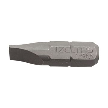 İzeltaş 1.2x6.5 25 mm Düz Bits Uç