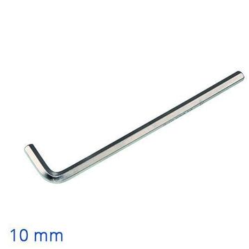 İzeltaş 10 mm Altı Köşe Uzun Boy Tek Allen Anahtar