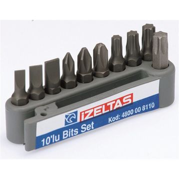 İzeltaş 10'lu Bits Uç Seti