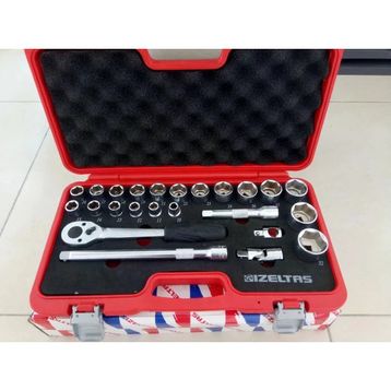 İzeltaş 1113 Lokma Anahtar Takımı 1/2' Altı Köşe 24 Parça – Lokma