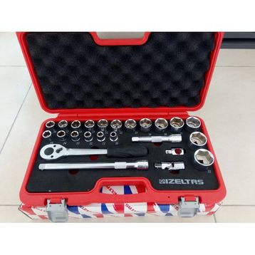 İzeltaş 1113 Lokma Anahtar Takımı 1/2' Altı Köşe 24 Parça – Lokma