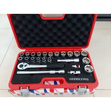 İzeltaş 1113 Lokma Anahtar Takımı 1/2' Altı Köşe 24 Parça – Lokma