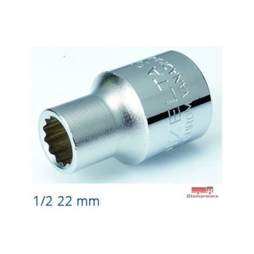 İzeltaş 1114061022 Yıldız Lokma 1/2"-22mm Lokma