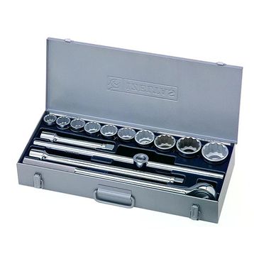 İzeltaş 1120006014 3/4 inç 14 Parça 12 Köşe Lokma Takımı