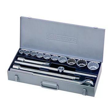 İzeltaş 1120006014 3/4 inç 14 Parça 12 Köşe Lokma Takımı