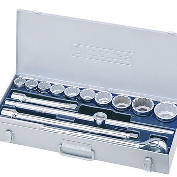 İzeltaş 1120006014 3/4 inç 14 Parça 12 Köşe Lokma Takımı