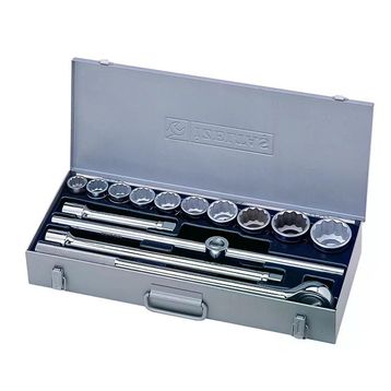 İzeltaş 1120006014 3/4 inç 14 Parça 12 Köşe Lokma Takımı