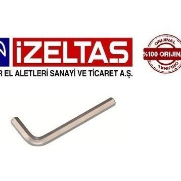 İzeltaş 12 mm Altı Köşe Tek Allen Anahtar
