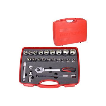 İzeltaş 1/2” On Iki Köşe Lokma Anahtar Takımı (24 Parça Mm) Lokma